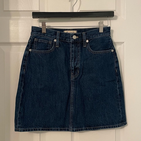 Madewell Denim High-Waist Straight Mini Skirt in Sunberry Wash - Size 25 - NWT!! - Picture 5 of 8